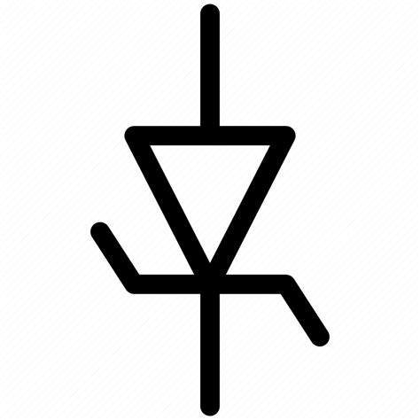 Diode, diode symbol, diode zener, zener icon - Download on Iconfinder