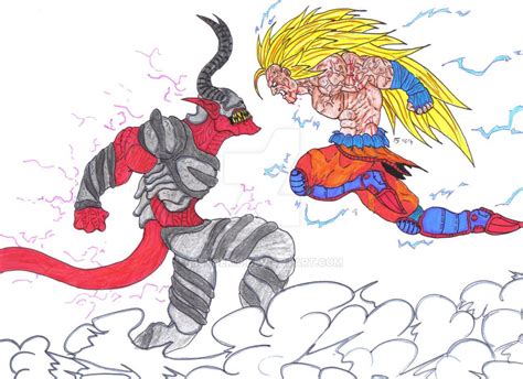 Goku Vs Janemba by Bender18 on DeviantArt