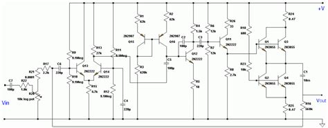 3055 Amplifier Circuit Diagram