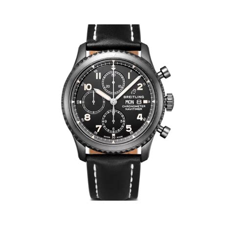 Breitling Navitimer Chrono Leather Strap Men's Watch - Swiss o watches