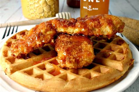 Hot Honey Chicken and Waffles - Life, Love, and Good Food