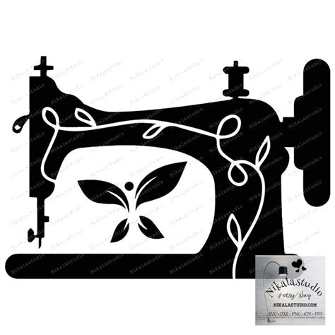 sewing machine Svg - butterfly Svg - Beautiful ornament - Sewing ...