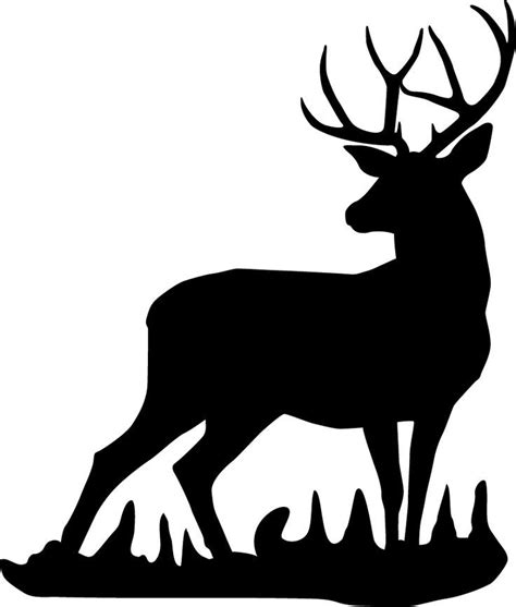 Mule Deer Buck Wall Decal | Deer silhouette, Mule deer buck, Deer