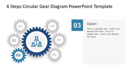 Circular Gear Diagram PowerPoint Item 3 - SlideModel