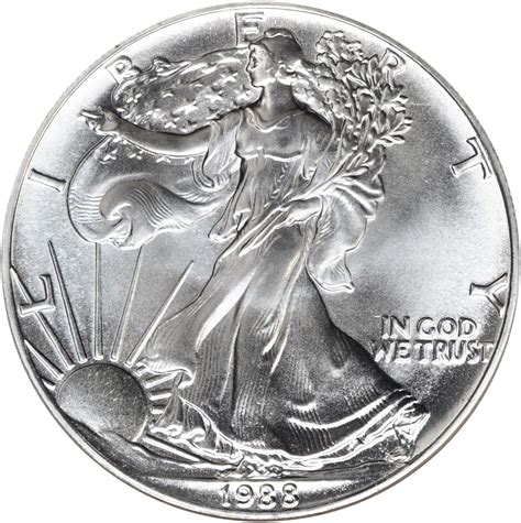 Value of 1988 $1 Silver Coin | American Silver Eagle Coin