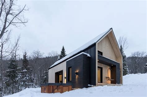 Scandinavian Architecture In Canadian Forest - Gessato