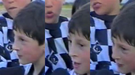 Watch: Lionel Messi’s first-ever interview as a kid | Football News ...