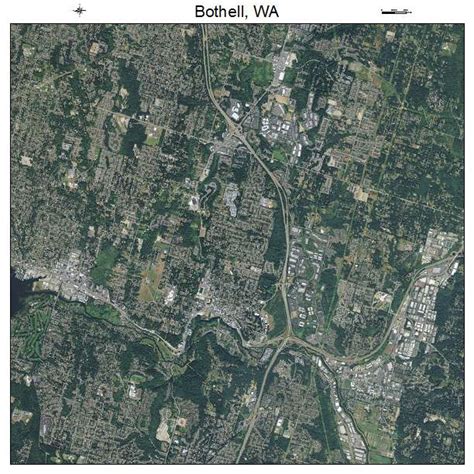 Aerial Photography Map of Bothell, WA Washington