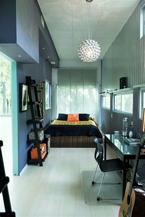 Pin by Tsippy S on חדרי ילדים | Container house interior, Building a container home, Narrow bedroom