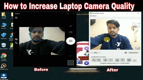 How to Increase laptop Camera Quality | How to use Phone Camera as a ...