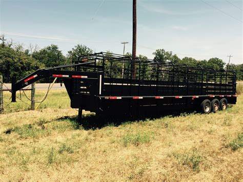 Gooseneck Brand Cattle Trailer