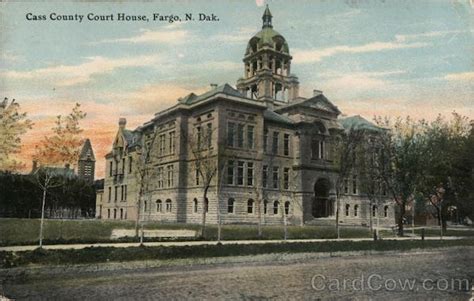 Cass County Court House Fargo, ND Postcard