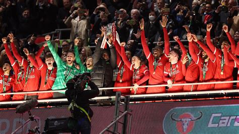 Watch: Liverpool lift Carabao Cup trophy at Wembley - Liverpool FC