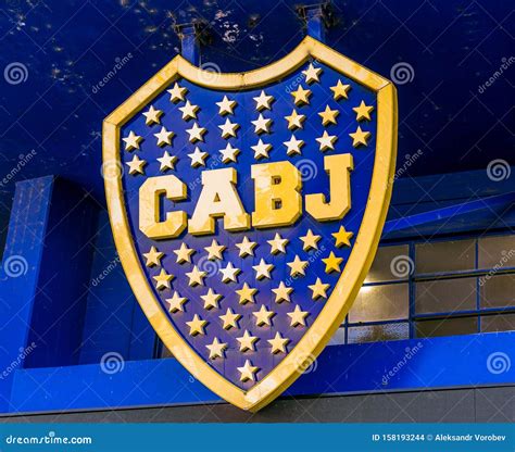 Buenos Aires, Argentina - July 18, 2017: Boca Juniors Emblem at the Bombonera Editorial Stock ...