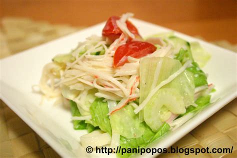 Samoa Food: Surimi Salad