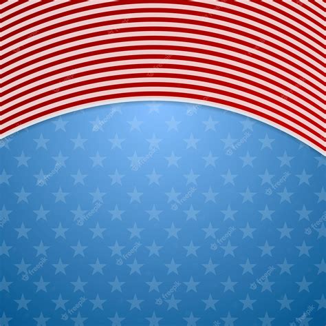 Premium Vector | Memorial day abstract usa flag colors background