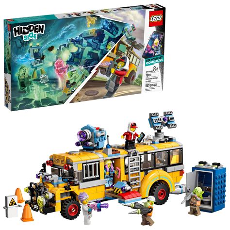 LEGO Hidden Side Paranormal Intercept Bus 3000 70423 AR Building Kit - Walmart.com