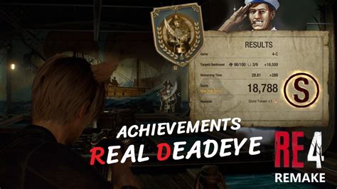 Resident Evil4 Remake / Achievements Real Deadeye [PC] - YouTube