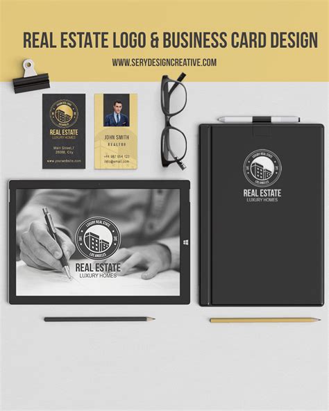 Real Estate Logo and Business Card | SeryDesign Creative