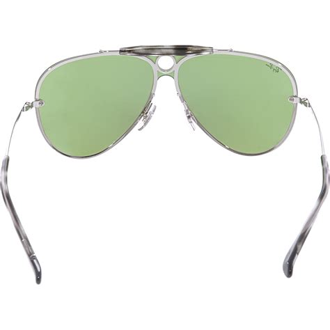 Ray-Ban Men's Polarized Blaze Shooter RB3581N-003/30-32 Silver Aviator Sunglasses | Walmart Canada