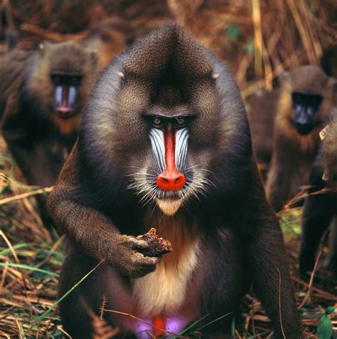 This is the Mandrill! They are the largest of the world’s monkeys 🐒 and are native to the west ...