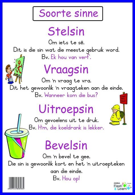 Soorte Sinne | Afrikaans language, Language worksheets, Language teaching