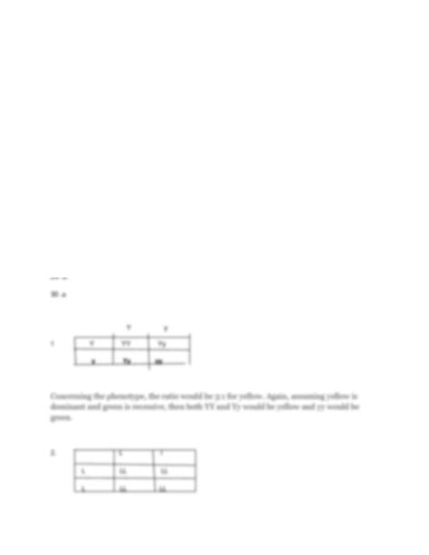 SOLUTION: Biology Problem - Studypool