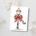 Christmas Lamp Post Clipart Vintage Lamp Post Clipart, Christmas Street Lamp PNG Winter Scene ...