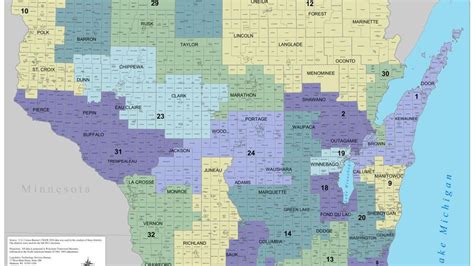 Map: Actual state Senate districts | State & Regional | wiscnews.com