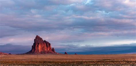 Shiprock at sunrise. | Smithsonian Photo Contest | Smithsonian Magazine