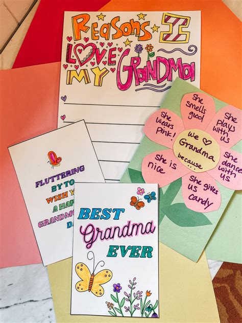 Creative Mother's Day Card Ideas for Grandma