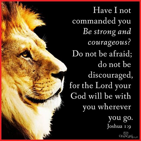 God is with us | Be strong and courageous, Inspirational pictures, Strong faith