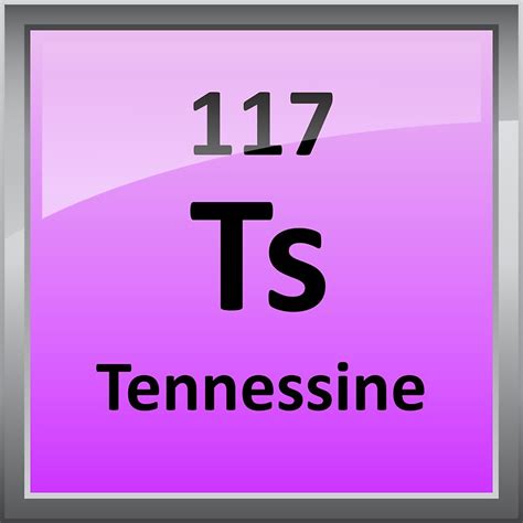 "Tennessine or Element 117 Periodic Table Symbol" Stickers by ...