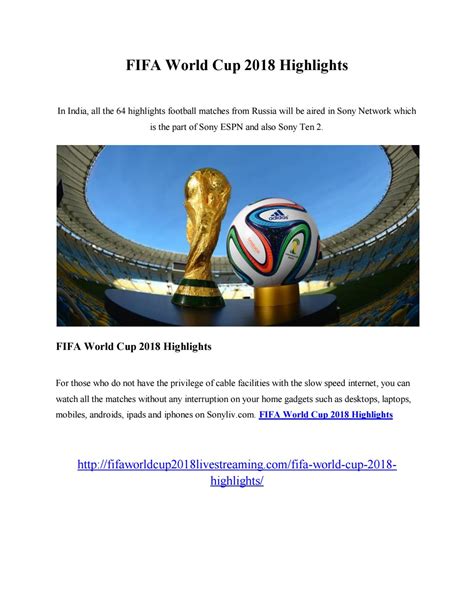 Fifa world cup 2018 highlights by Fifaworldcup18 - Issuu