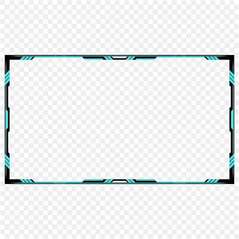 Stream Overlay Facecam PNG Transparent, Streaming Overlay Modern Facecam With Blue Color, Webcam ...