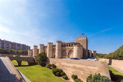 View of the Palace Aljaferia, Built in the 11th Century in Zaragoza ...