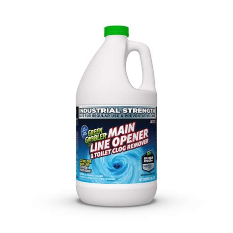 Green Gobbler 1 Gal. Main Line Cleaner and Clear Drain Opener-GGML128 - The Home Depot