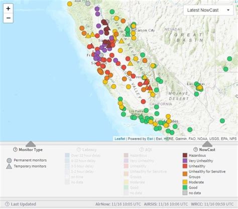 California Fires Air Quality Map: Pollution Update Shows Affected Areas as Smoke Blocks Out Sun