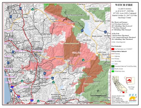 Cal Fire Map: Wildfire Danger Zones In San Diego County - San Diego ...