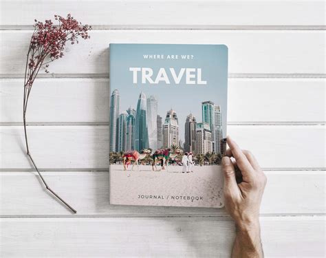 Travel Book Cover Template Canva Editable for Notebook Journal - Etsy