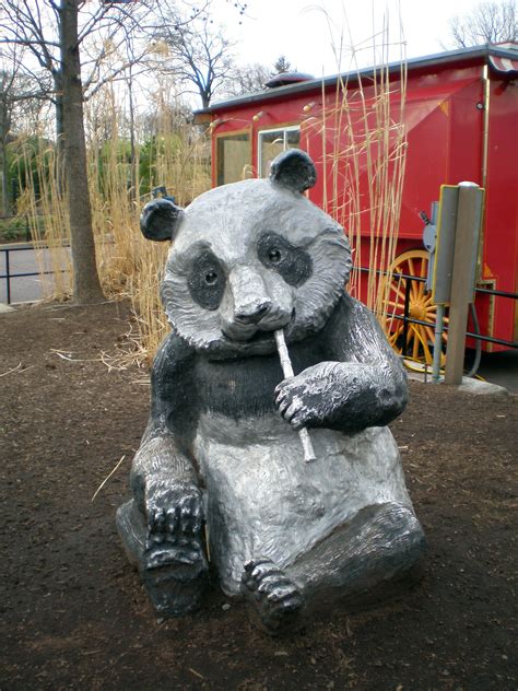 DC ZOO Panda Statue | Panda love, Dc zoo, Panda