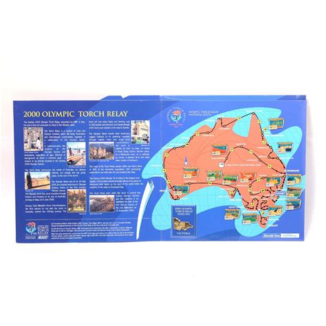 Sydney 2000 Olympics Torch Relay Pin Album SET - Complete in VGC - Official Aus | eBay