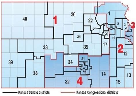 Kansas State Senate Map - Printable Map