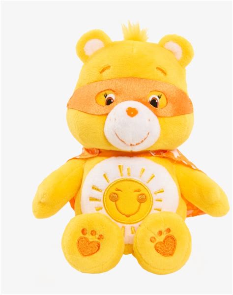 Care Bears Bean Plush- Superhero Funshine Bear - Care Bears Super-hero Friends Funshine Bear 8 ...