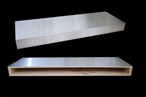 Stainless steel floating shelves | Woodworking Network | Floating ...