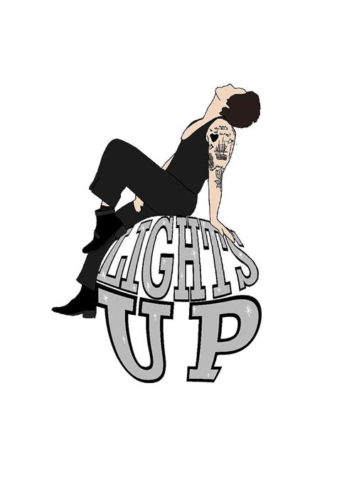 Lights Up sticker Harry Styles Fine Line Album Merch. Harry styles drawing, Harry styles, HD ...