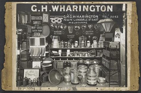 Display of goods manufactured by GHG Wharington Tinsmith and … free public domain image | Look ...