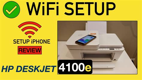 HP DeskJet 4100e WiFi Setup, Review. - YouTube