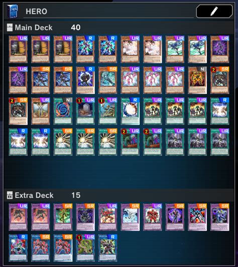 The best Elemental HERO deck in Yu-Gi-Oh! Master Duel