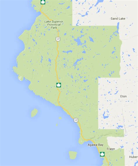 Lake Superior Provincial Park Interactive Trail Map | Lake Superior ...